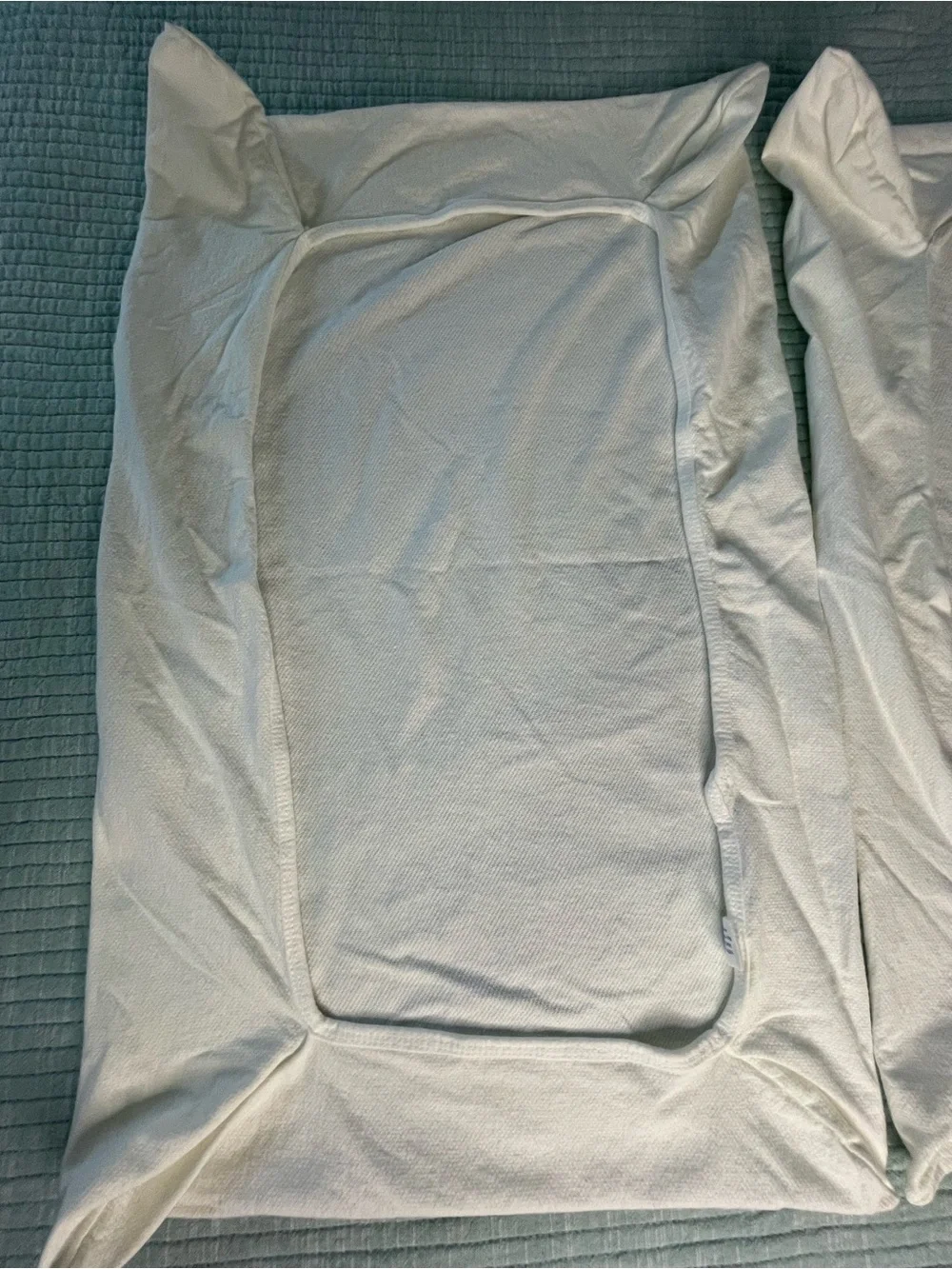Vtg Domestic Fabrics Made in USA 100% Cotton Thick Waffle Fitted Bassinet Sheets